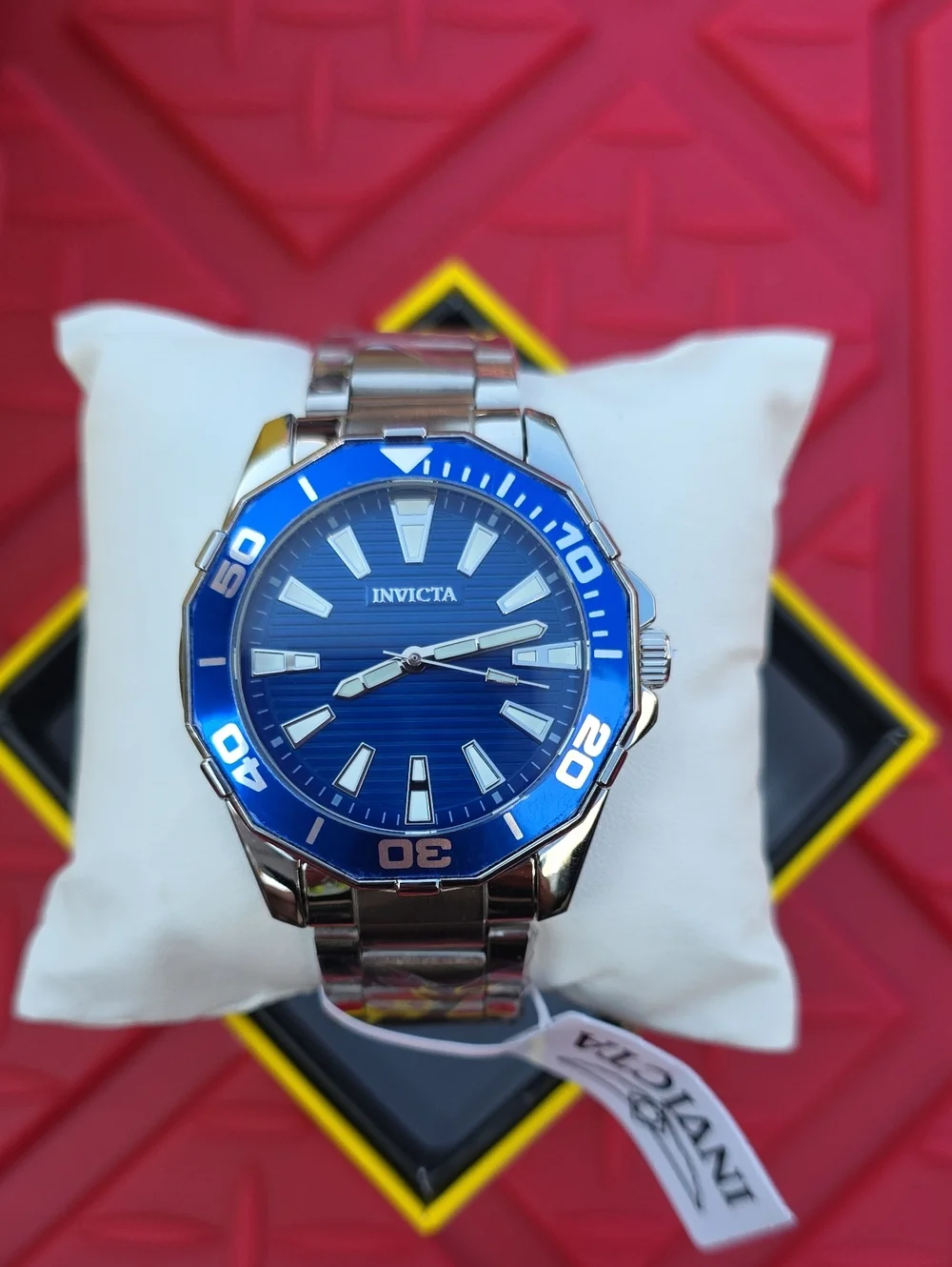 412.  Invicta Diver Meridian Men's Watch - 46mm. Steel (69243)